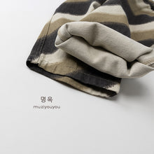 將圖片載入圖庫檢視器 26029PA-春季條紋寬鬆休閒長褲
