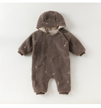 將圖片載入圖庫檢視器 D25285LS-冬季北歐風搖立絨連帽連體服
