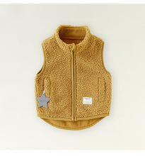 將圖片載入圖庫檢視器 D25280SE-秋冬搖粒絨高領百搭保暖加厚背心
