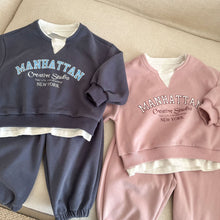 將圖片載入圖庫檢視器 CZ260849TG-春秋季假兩件運動休閒兩件套
