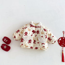 將圖片載入圖庫檢視器 ZDW5692SE-冬季滿版小馬印花加厚夾棉外套
