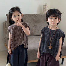 Load image into Gallery viewer, 25X29SE-夏季｜格紋復古｜無袖背心
