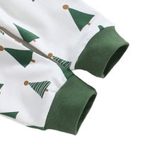 將圖片載入圖庫檢視器 35145TG-秋冬歐美聖誕樹滿版印花休閒兩件套
