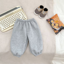 Load image into Gallery viewer, H10658PA-冬季加絨加厚條紋衛褲
