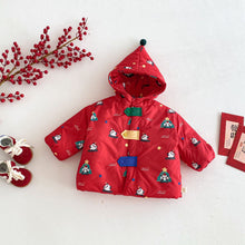 將圖片載入圖庫檢視器 ZDW5622SE-冬季熊貓撞色加厚夾棉外套
