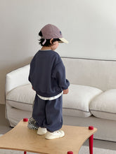 將圖片載入圖庫檢視器 CZ260849TG-春秋季假兩件運動休閒兩件套
