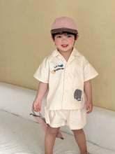 將圖片載入圖庫檢視器 XZ260831TG-夏季純棉襯衫套裝
