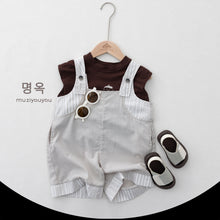將圖片載入圖庫檢視器 26156SE-夏季｜竹節棉透氣｜兒童無袖印花背心
