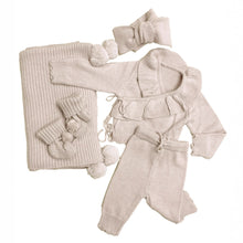 將圖片載入圖庫檢視器 MY8505LS-冬季針織套裝｜荷葉邊毛衣褲
