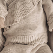 將圖片載入圖庫檢視器 MY8505LS-冬季針織套裝｜荷葉邊毛衣褲
