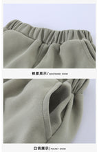 將圖片載入圖庫檢視器 CZ260863TG-春秋季復古字母連帽休閒兩件套
