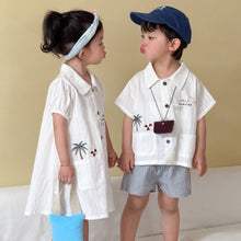 Load image into Gallery viewer, XZ260838TG-夏季｜度假風｜襯衫套裝
