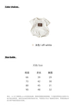 Load image into Gallery viewer, 629160LS-夏季｜波點小狗｜男童短袖連身爬服
