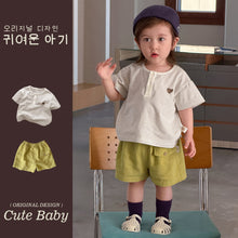 Load image into Gallery viewer, M627025TG-夏季｜條紋簡約｜短褲套裝
