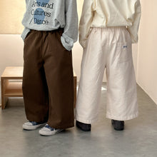 Load image into Gallery viewer, QK250561PA-春秋款純棉寬鬆兒童直筒休閒長褲
