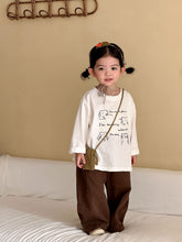 將圖片載入圖庫檢視器 CX260844SE-春秋純棉寬鬆長袖上衣
