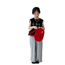 Load image into Gallery viewer, 2025X33TG-Summer sleeveless ballet print top + polka dot trousers two-piece set
