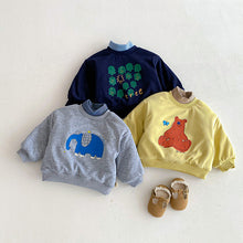 將圖片載入圖庫檢視器 ZDY5259SE-冬季卡通衛衣｜半高領加厚上衣
