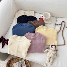 將圖片載入圖庫檢視器 2025Q79SE-秋冬季百搭針織多色毛衣
