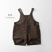 將圖片載入圖庫檢視器 25169LS-夏季韓系五分背帶褲
