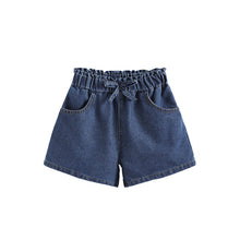 將圖片載入圖庫檢視器 112008PA-夏季女童休閒牛仔短褲
