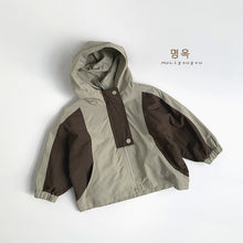 Load image into Gallery viewer, 25021SE-春季撞色連帽外套
