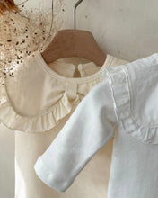 將圖片載入圖庫檢視器 Y9609LS-春季嬰兒荷葉大翻領三角包屁
