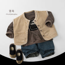 將圖片載入圖庫檢視器 26023SE-春季日系復古風休閒馬甲
