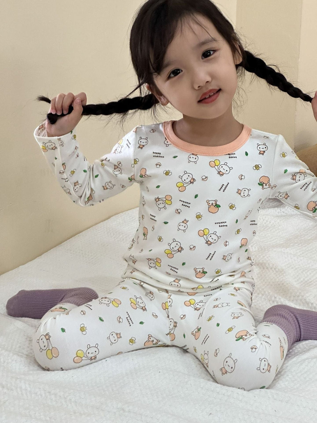 D83569TG-Autumn warm cute children's suit 