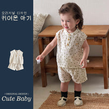 Load image into Gallery viewer, M627083TG-夏季｜波點背心｜短褲套裝
