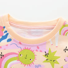 Load image into Gallery viewer, 111061JG-夏季女童短袖睡衣套裝
