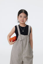 Load image into Gallery viewer, BB2613PA-夏季｜條紋休閒｜七分背帶褲
