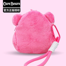 將圖片載入圖庫檢視器 61201AC-正版卡通carebears愛心熊彩虹熊毛絨頭型零錢包耳機包收納包掛件
