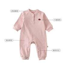 將圖片載入圖庫檢視器 D25310LS-冬季搖粒絨褲檔開釦連體爬服
