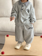 將圖片載入圖庫檢視器 CQ260851TG-春秋季格子翻領運動兩件套&amp;連衣裙
