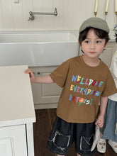 Load image into Gallery viewer, 25X04SE-夏季｜字母印花｜寬鬆T恤
