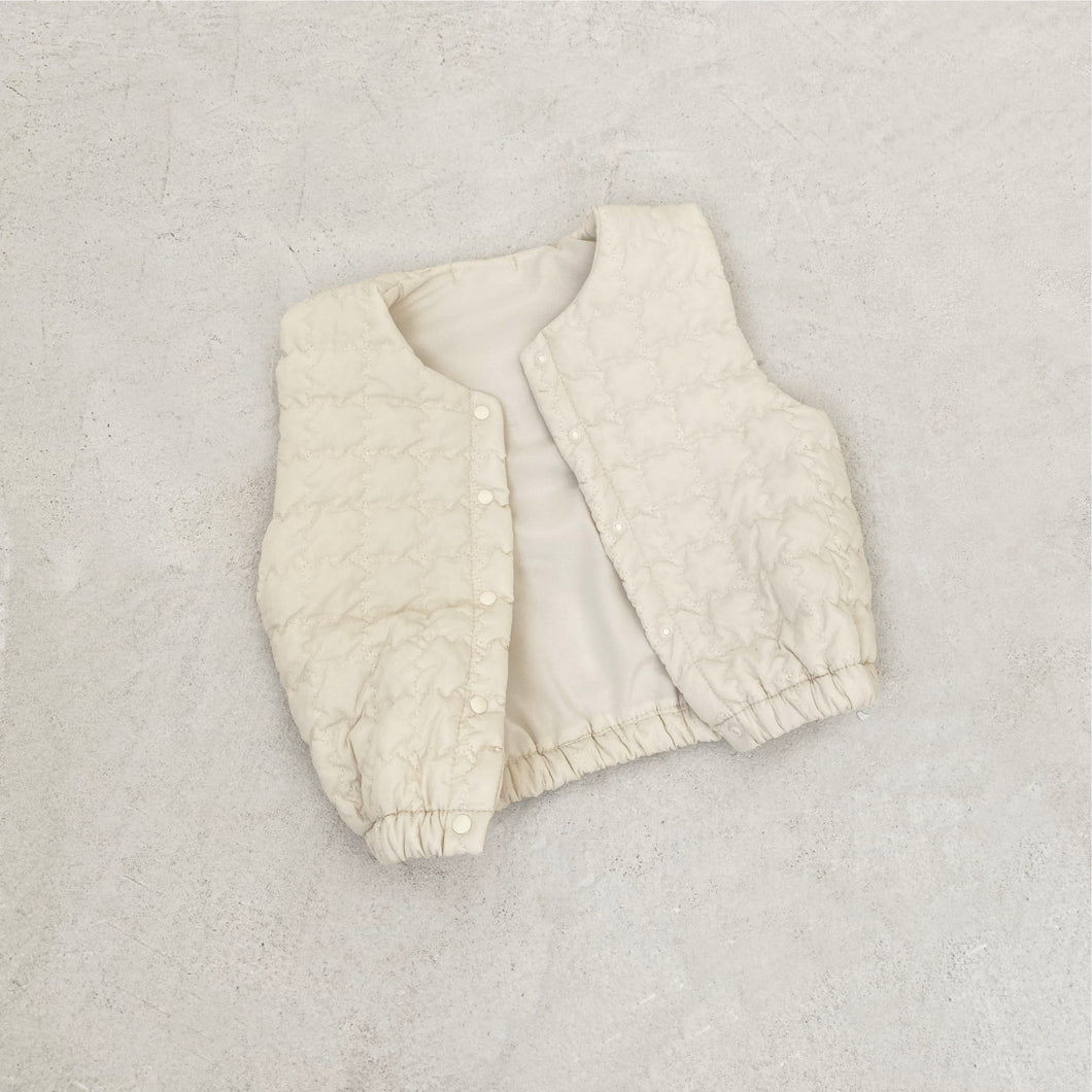 Y7458SE-冬季棉質背心｜小方格保暖馬甲