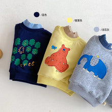 將圖片載入圖庫檢視器 ZDY5259SE-冬季卡通衛衣｜半高領加厚上衣
