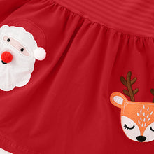 將圖片載入圖庫檢視器 8940LS-Malwee秋季歐美聖誕紅色圓領長袖連衣裙
