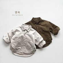 將圖片載入圖庫檢視器 88017SE-春季韓系復古襯衫式外套
