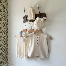 Load image into Gallery viewer, Y9643LS-夏季｜包屁衣｜華夫格荷葉袖
