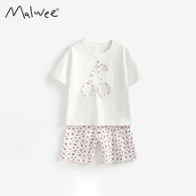 將圖片載入圖庫檢視器 111019TG-夏季女童圓領短袖兩件套裝
