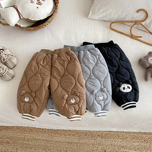 Load image into Gallery viewer, ZDK5112PA-冬季加厚立體小熊絎線棉褲
