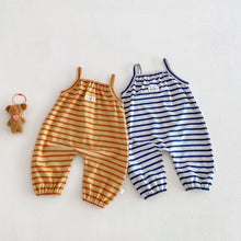 Load image into Gallery viewer, ZCK6182LS-春季寶寶條紋連身褲
