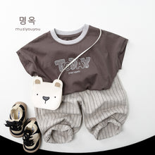 將圖片載入圖庫檢視器 26063PA-春夏｜棉麻條紋｜透氣長褲
