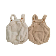 將圖片載入圖庫檢視器 Y95116LS-秋冬毛絨連身衣｜小熊耳朵款
