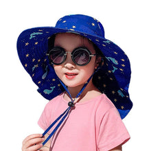 Load image into Gallery viewer, ET-1062AC- Summer large brim thin sun protection bucket hat
