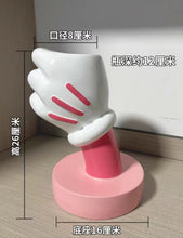 將圖片載入圖庫檢視器 90406AC-卡通手套花瓶家居創意設計擺件
