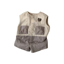 Load image into Gallery viewer, M627088TG-夏季｜簡約短袖｜短褲套裝
