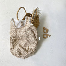 Load image into Gallery viewer, Y9391LS-Autumn Retro Floral Sleeveless Bodysuit + Hat
